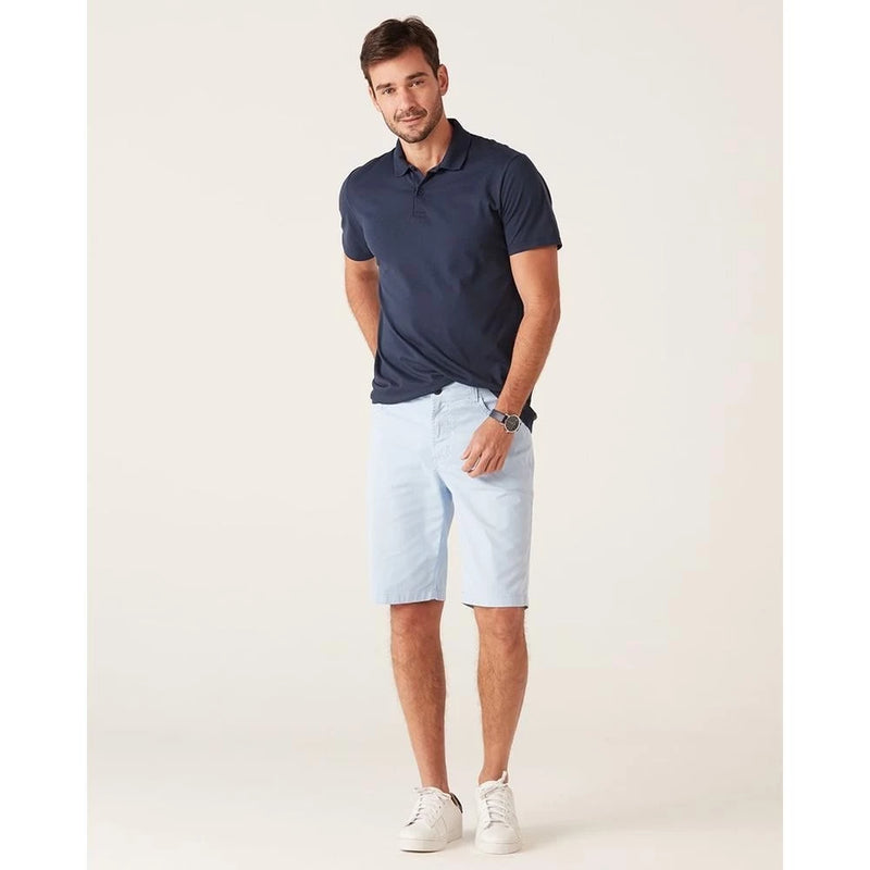 Camisa Básica Masculina Polo Gola Esporte Em Meia Malha
