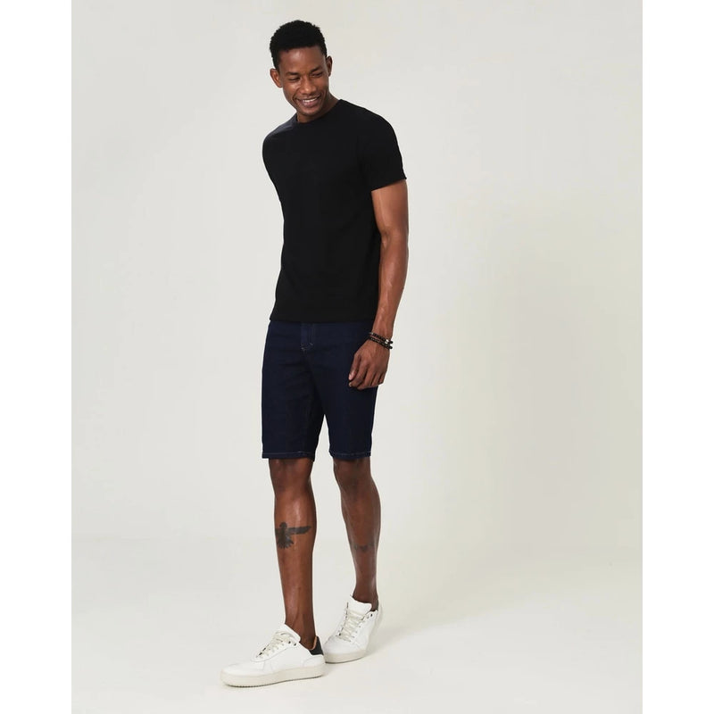 Camiseta Básica Masculina Gola Texturizada Em Algodão