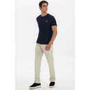 Camiseta Masculina Manga Curta Polo Wear Azul Escuro