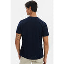 Camiseta Masculina Manga Curta Polo Wear Azul Escuro