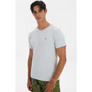 Camiseta Masculina Logo Bordado Polo Wear Mescla Médio