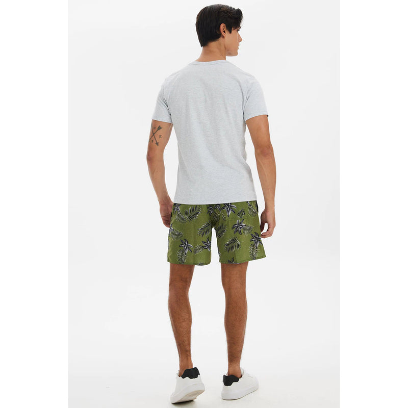 Camiseta Masculina Logo Bordado Polo Wear Mescla Médio